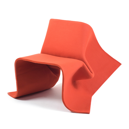 Chairs: Felt chair by Robert Morris