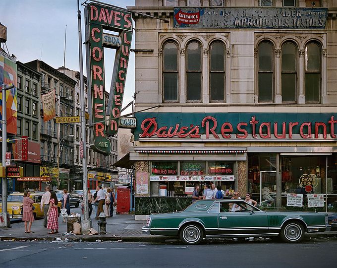 Wayne Sorce:  Urban Color: Dave's Restaurant, New York, 1984