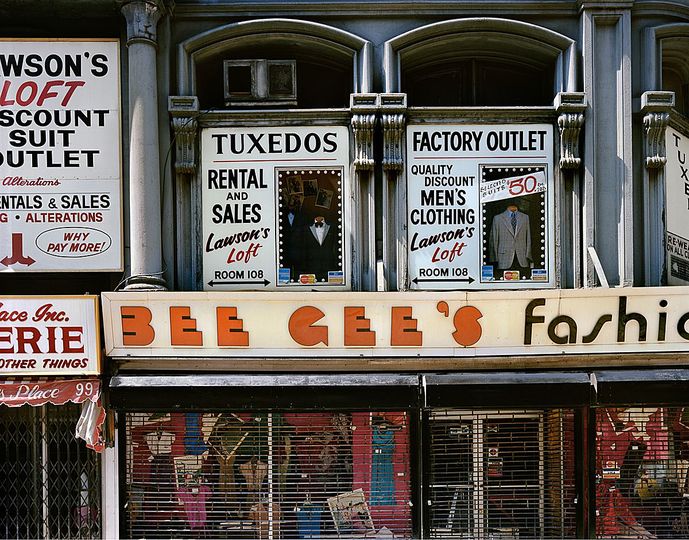 Wayne Sorce:  Urban Color: Bee Gee's, New York, 1984