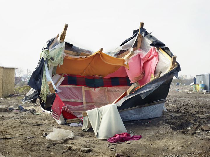 Design for Disaster: Calais, France, March 2016. Henk Wildschut, 2016. Courtesy of the artist. Courtesy: Insecurities: Tracing Displacement and Shelter, MoMA.