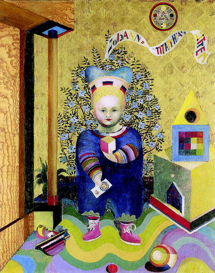 Bauhaus: Photography and Painting: Johannes Itten, Child Picture, 1921/22