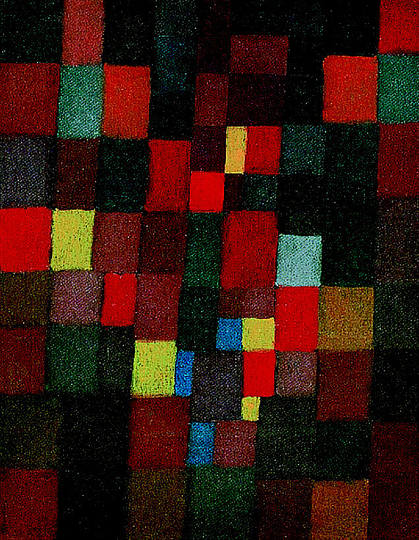 Bauhaus: Photography and Painting: Paul Klee, Architecture Image: Red, Yellow, Blue, 1923