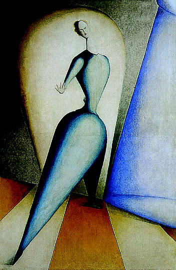 Bauhaus: Photography and Painting: Oskar Schlemmer, The Gesture (Dancer), 1922