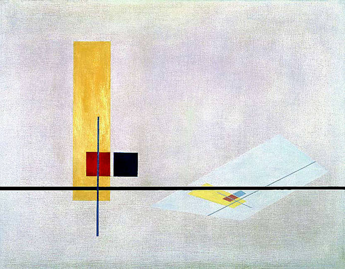 Bauhaus: Photography and Painting: László Moholy-Nagy, Construction Z 1, 1922/23